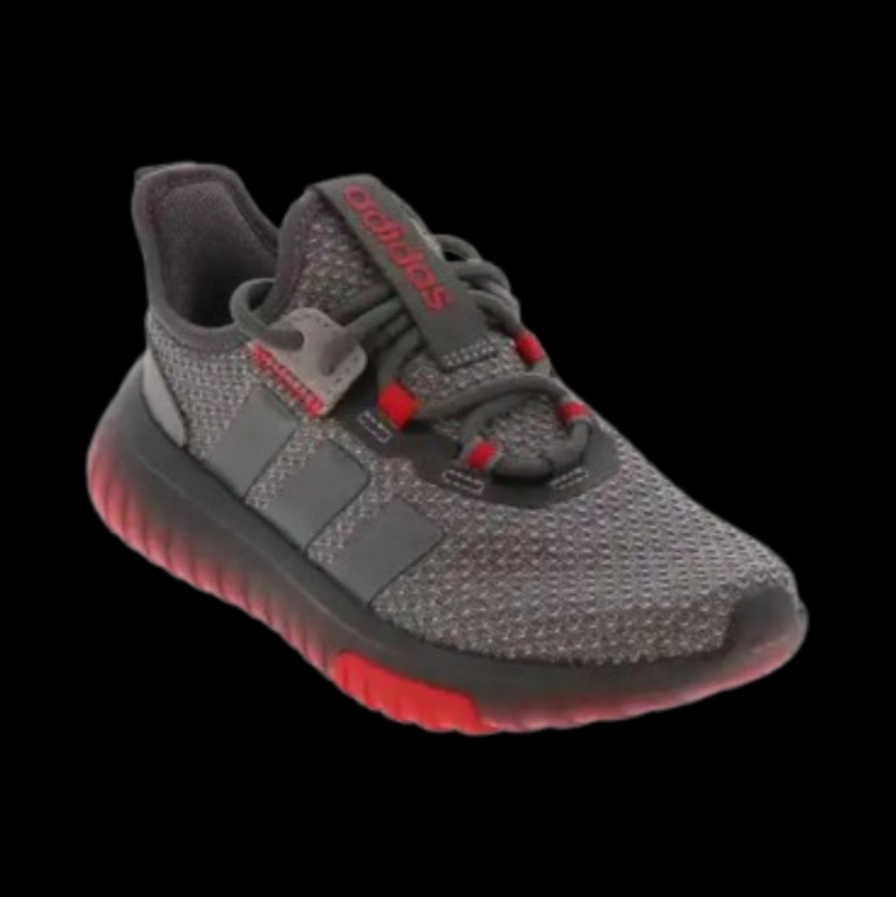 Adidas Kaptir 4.0 Running Kids Grey Scarlet Red